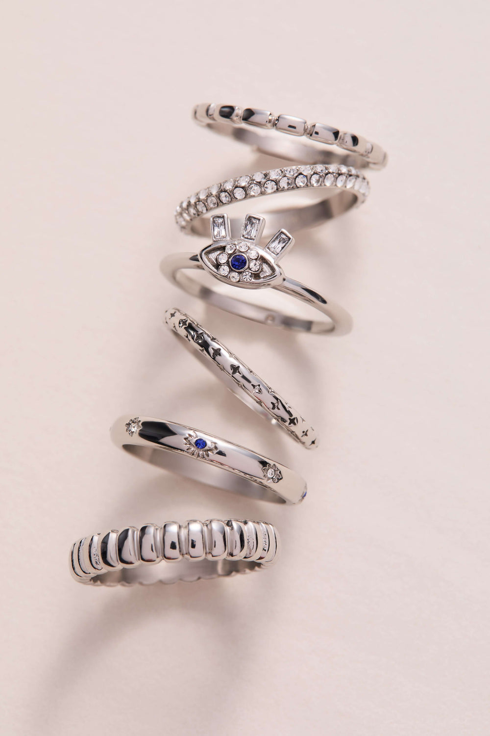 Evil Eye Stacking Ring Set of 3, Rings, $ 28.90, A Moment Of Now™