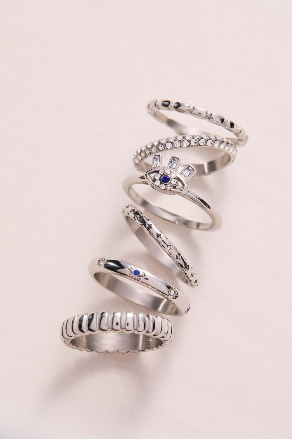 Ribbed Stacking Ring Set of 3, Rings, $ 28.90, A Moment Of Now™