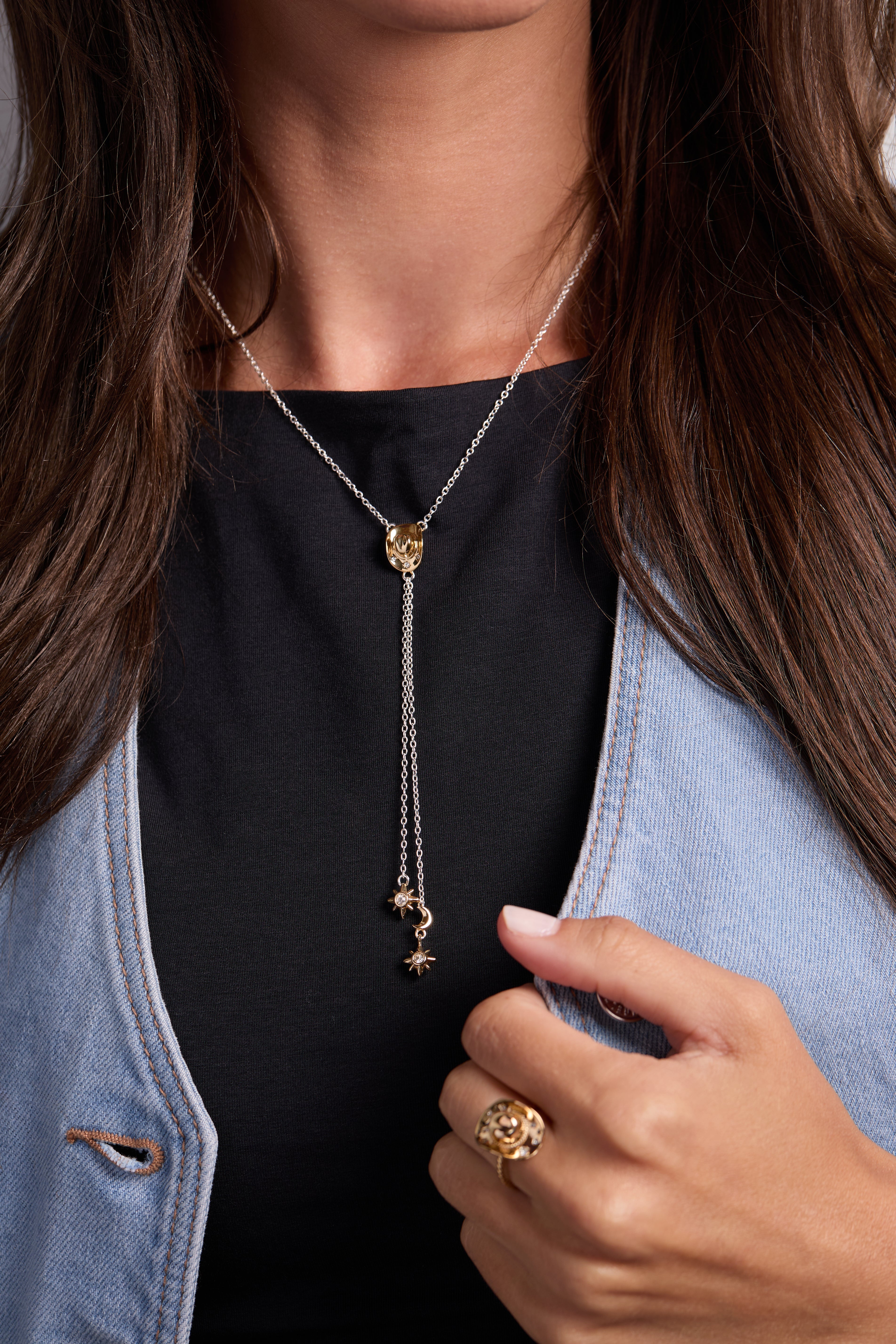 Cosmic Cowgirl Y Necklace