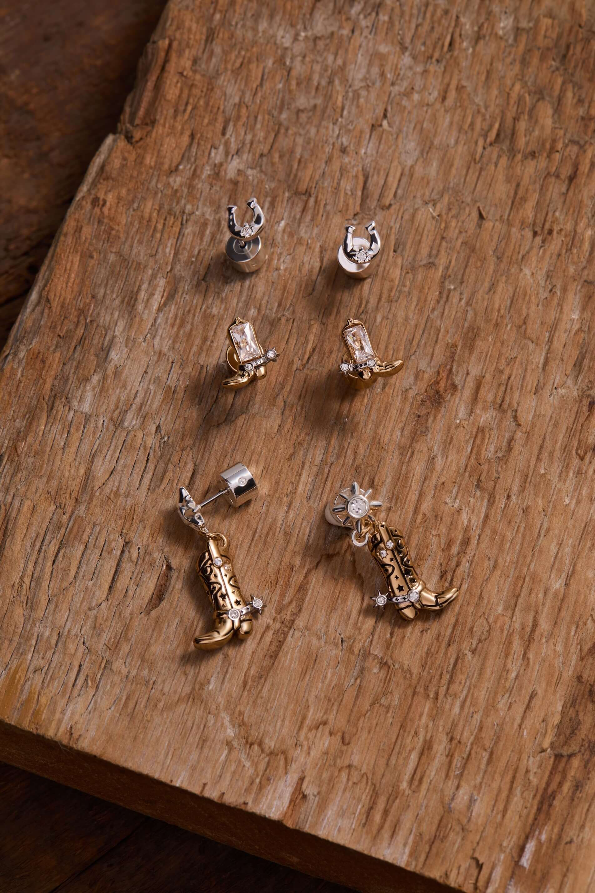 Cosmic Cowgirl Earring Stud Set of 2, Earrings, $ 44.00, A Moment Of Now™