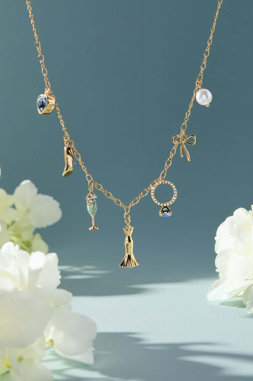 Bridal Multi-Charm Necklace, Necklaces, $ 68.00, A Moment Of Now™