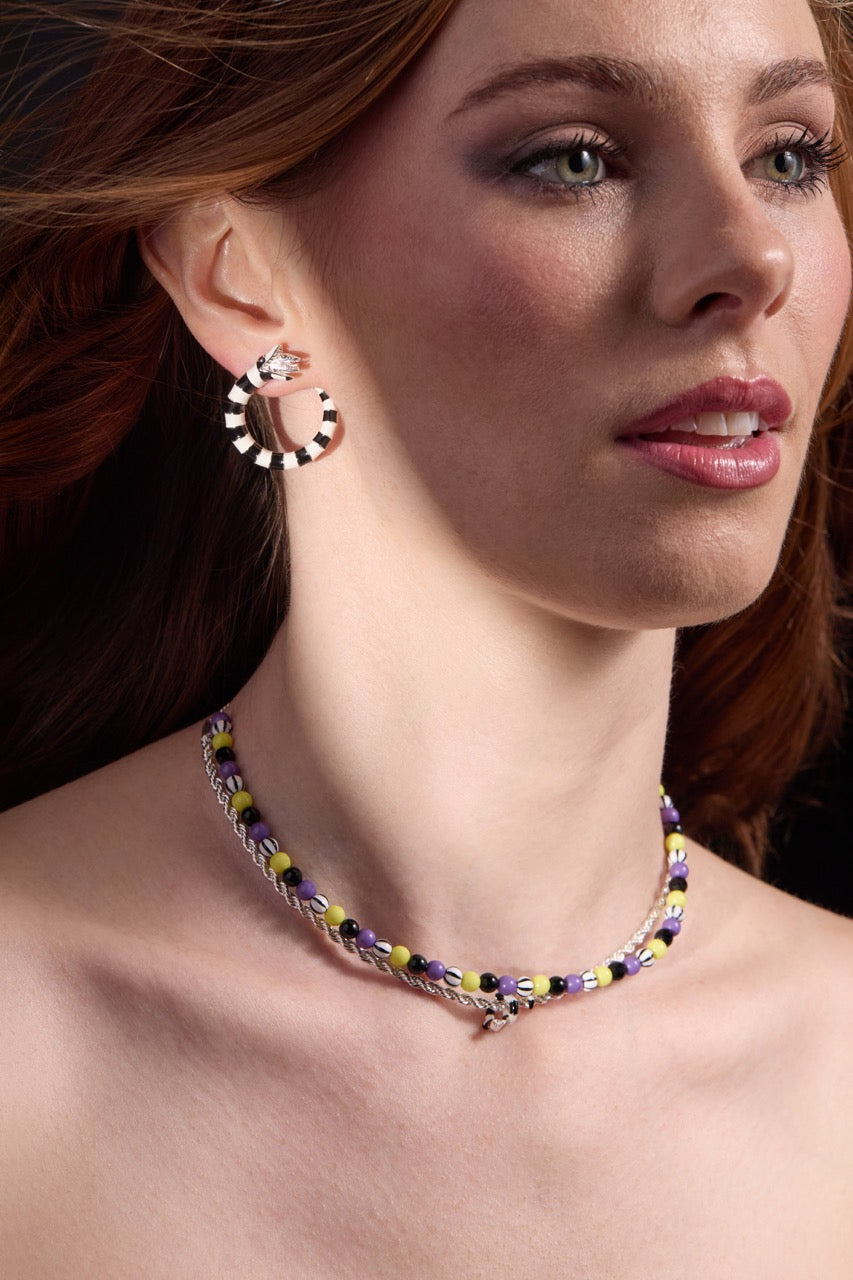 BEETLEJUICE™ Sandworm Hoop Earring, Earrings, $ 48.00, A Moment Of Now™