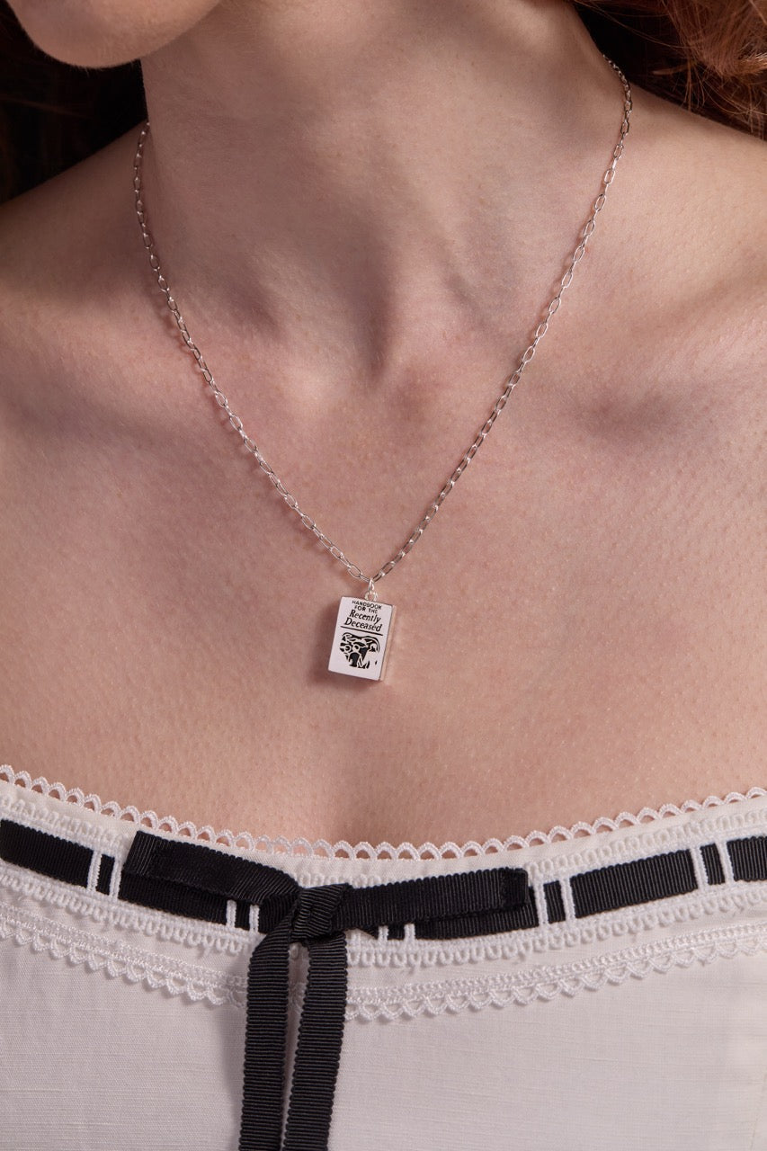 BEETLEJUICE™ 'Handbook for the Recently Deceased' Pendant Necklace, Necklaces, $ 54.00, A Moment Of Now™