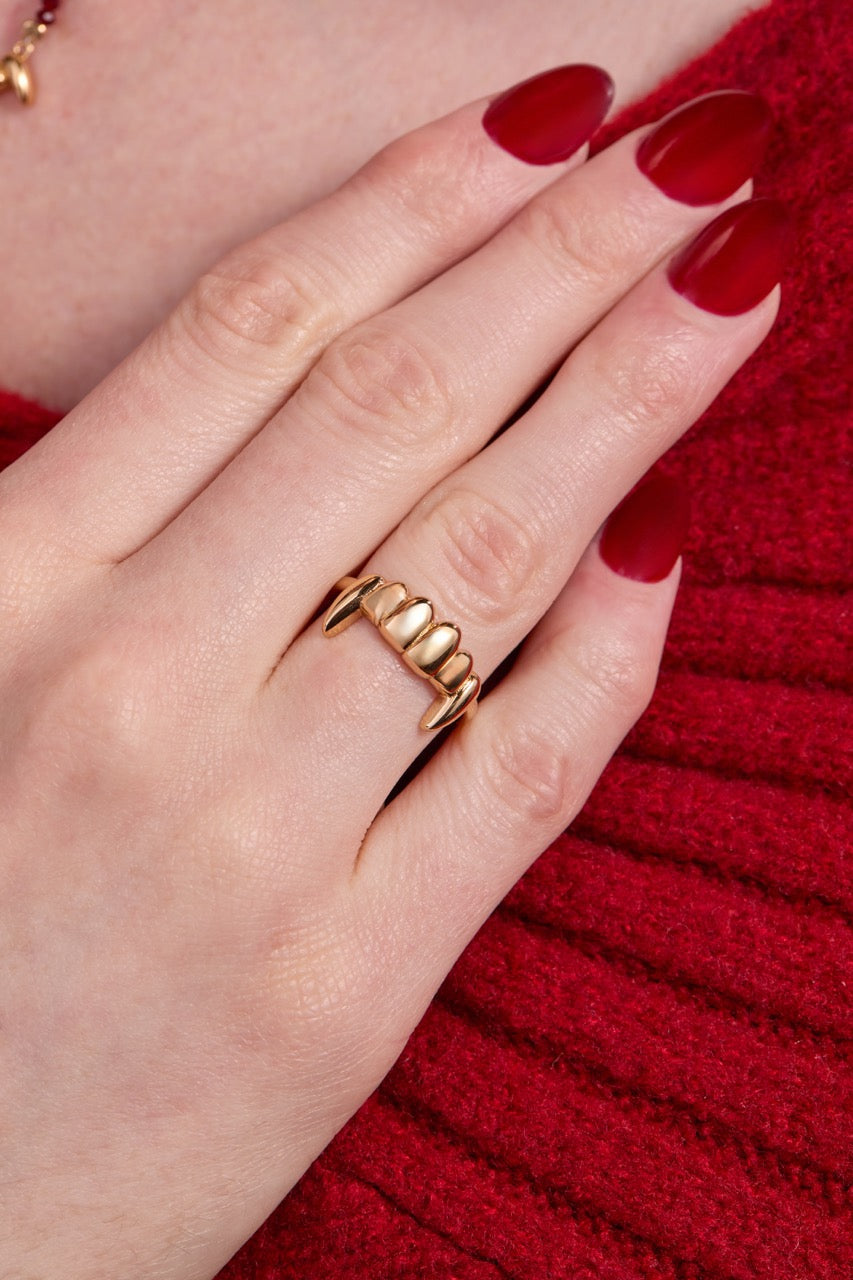 Vampire Teeth Fangs Ring, Rings, $ 28.00, A Moment Of Now™