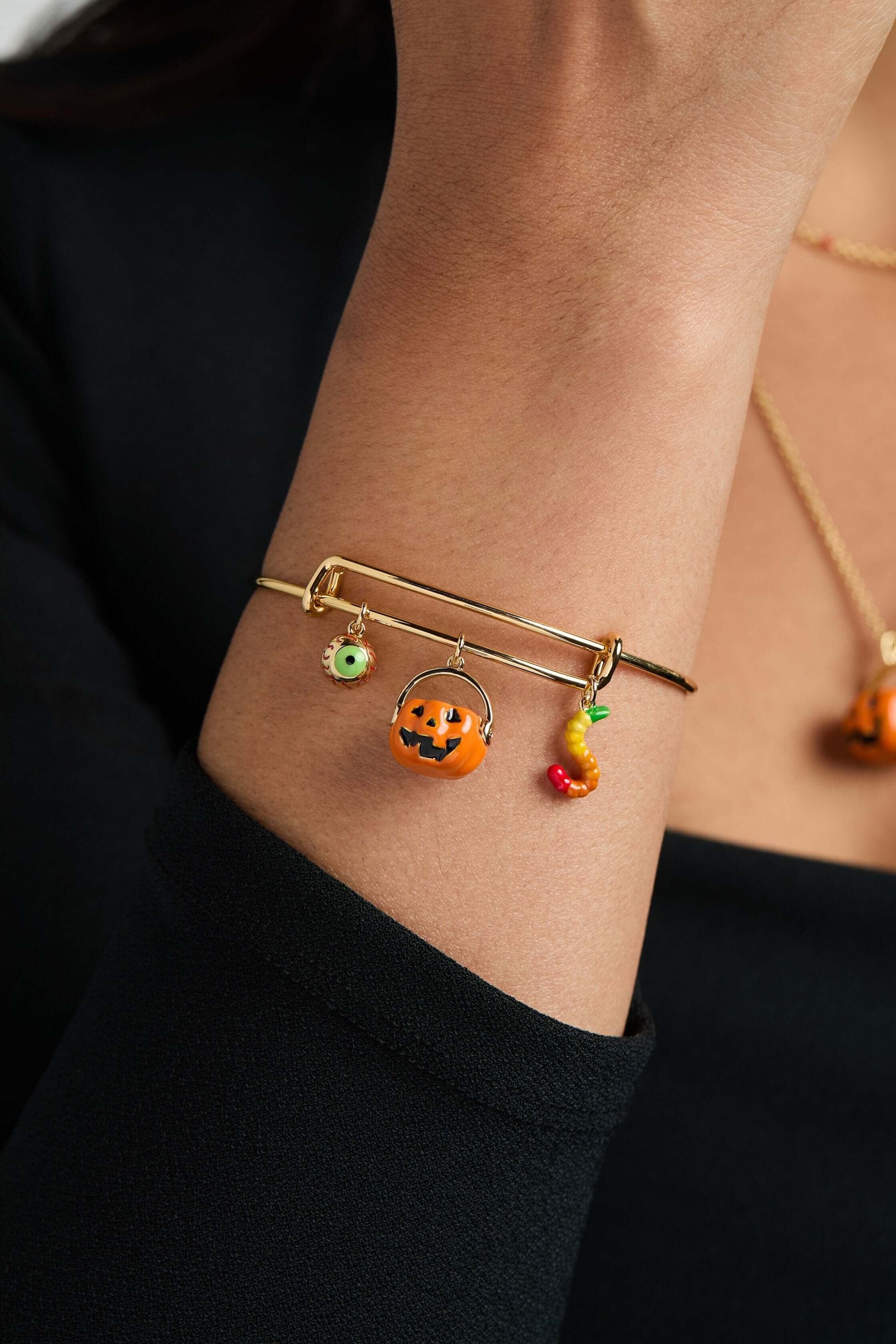 'Trick or Treat' Multi Charm Bangle, Bracelets, $ 38.00, A Moment Of Now™