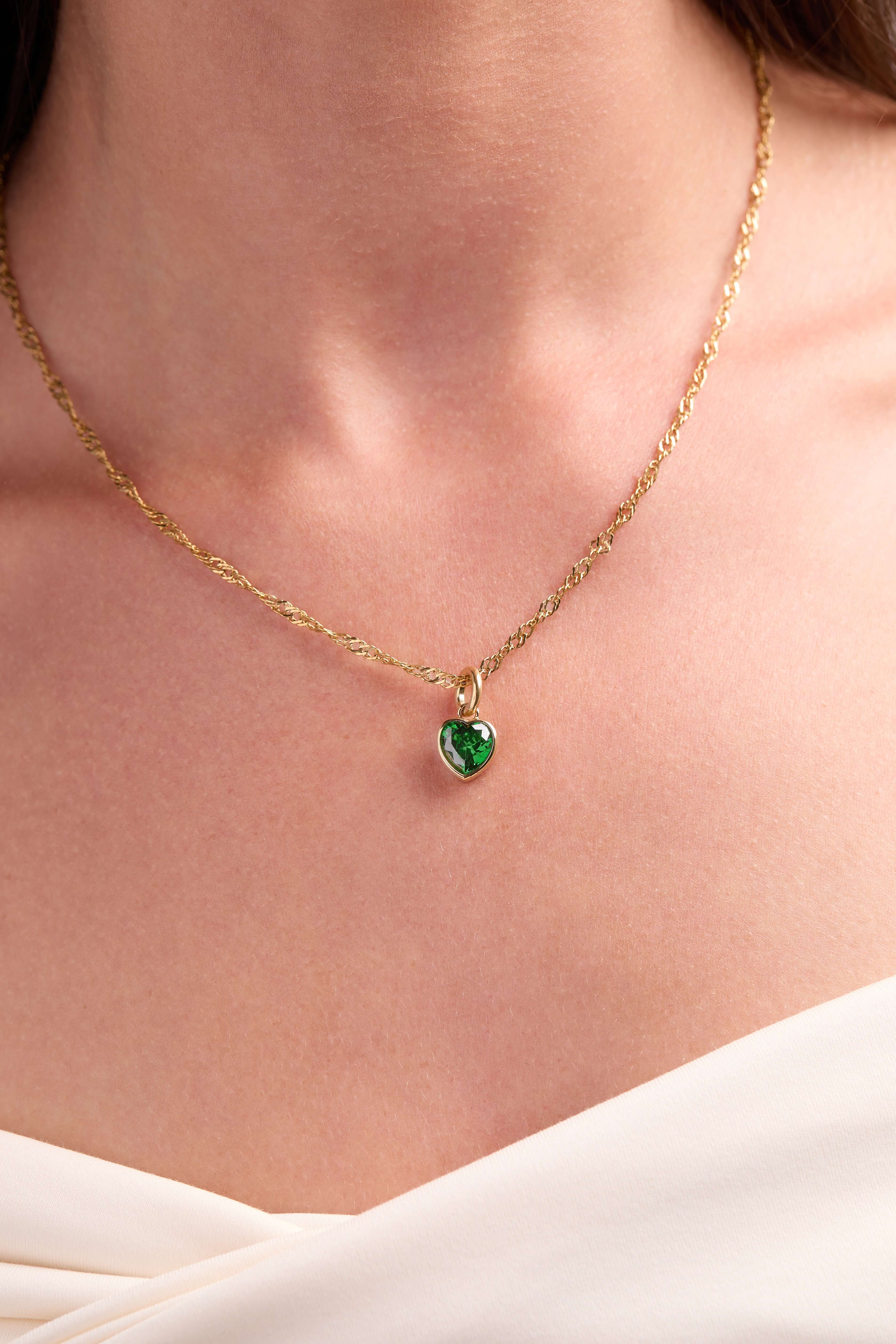 May 'Hope' Heart Birthstone Charm, Charms & Pendants, $ 16.00, A Moment Of Now™