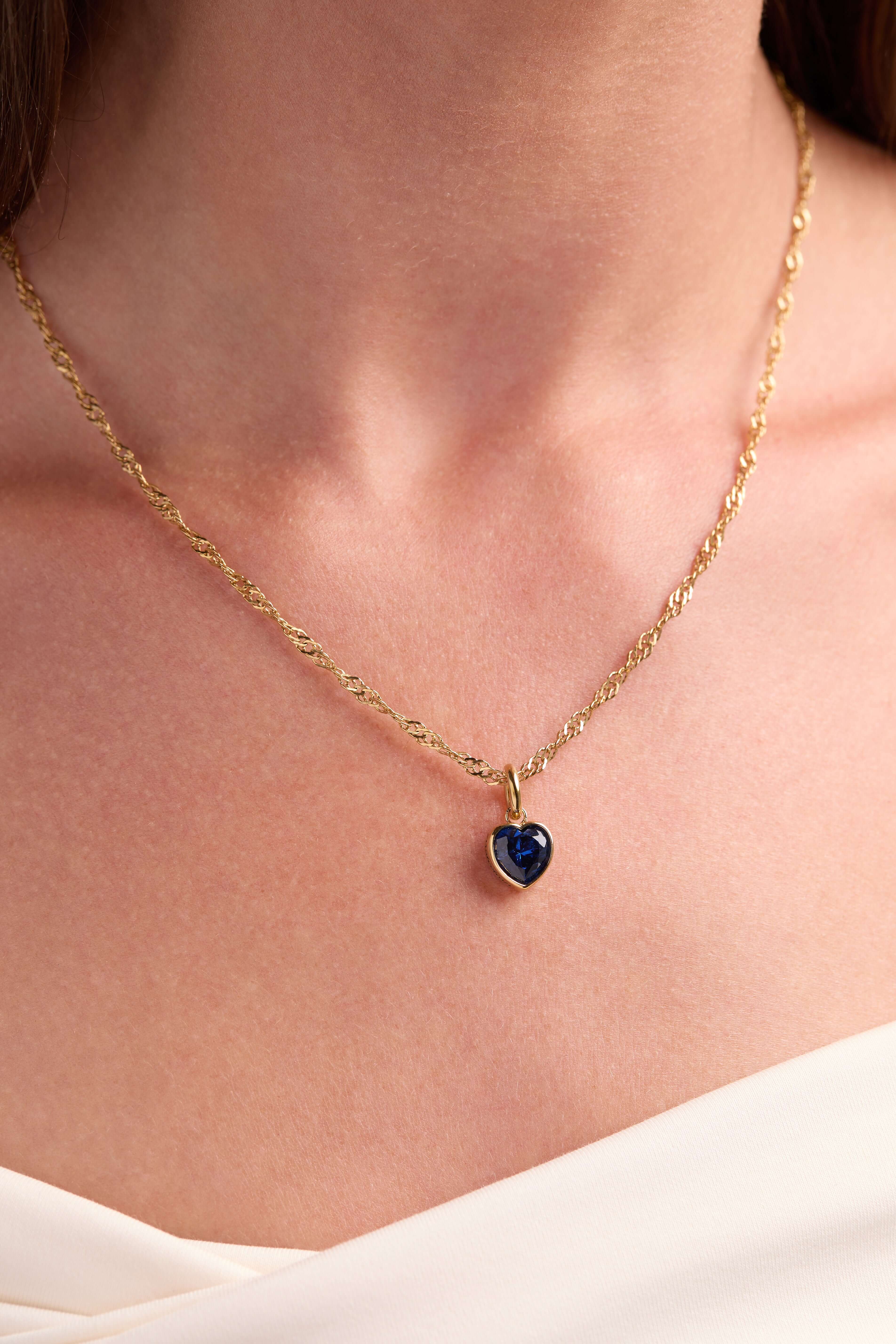 September 'Protection' Heart Birthstone Charm, Charms & Pendants, $ 16.00, A Moment Of Now™