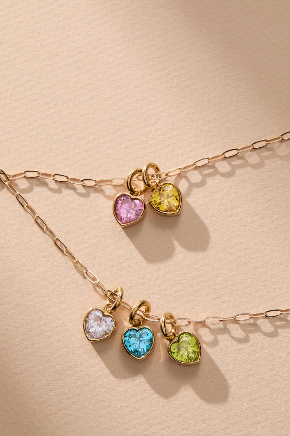 October 'Serenity' Heart Birthstone Charm, Charms & Pendants, $ 16.00, A Moment Of Now™