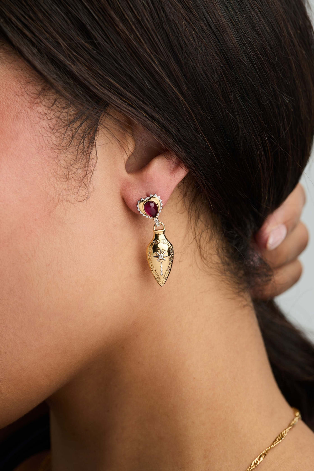 Moon Magic Potion Bottle Drop Earring, Earrings, $ 27.90, A Moment Of Now™