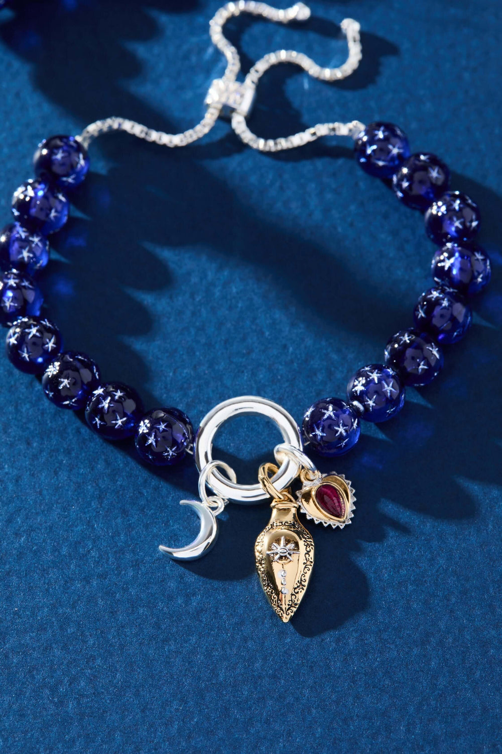 Moon Magic Beaded Charm Bolo Bracelet, Bracelets, $ 18.90, A Moment Of Now™