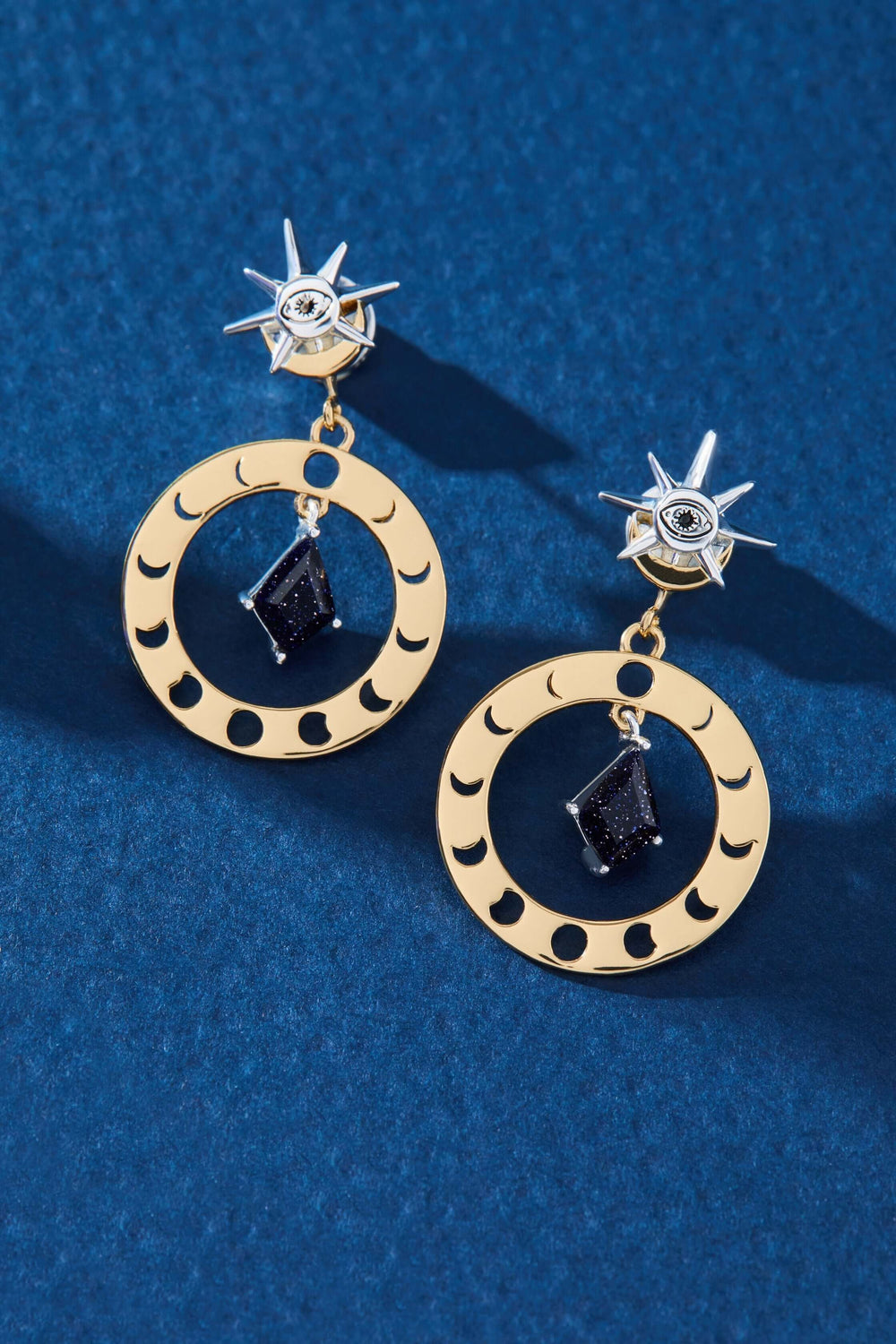 Moon Phase Statement Earring, Earrings, $ 29.90, A Moment Of Now™