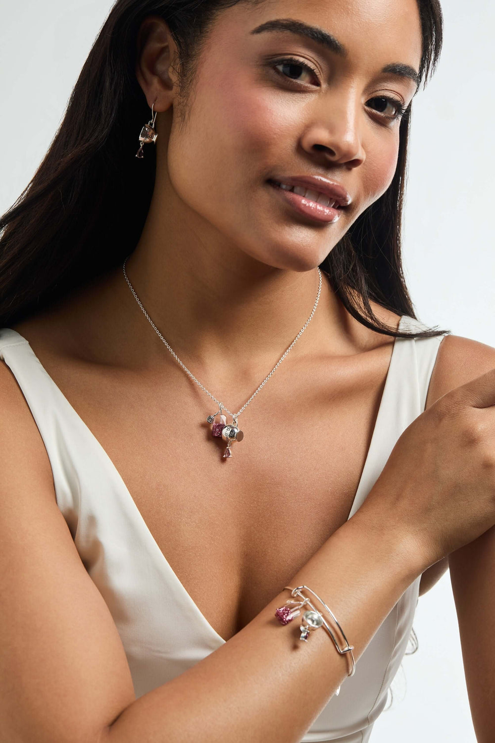 'Spill the Tea' Cup & Tea Bag Charm Bangle, Bracelets, $ 34.00, A Moment Of Now™