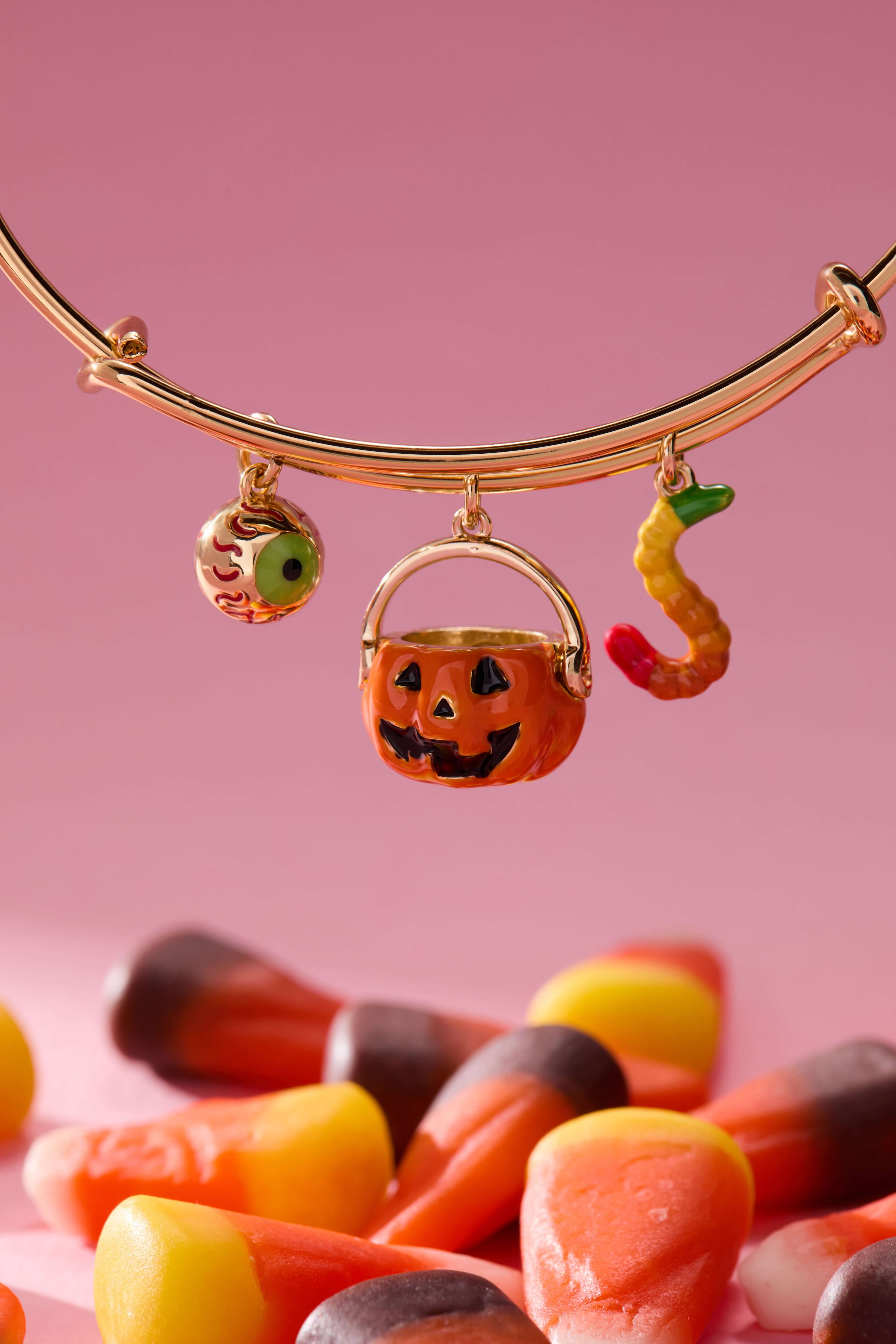 'Trick or Treat' Multi Charm Bangle, Bracelets, $ 38.00, A Moment Of Now™