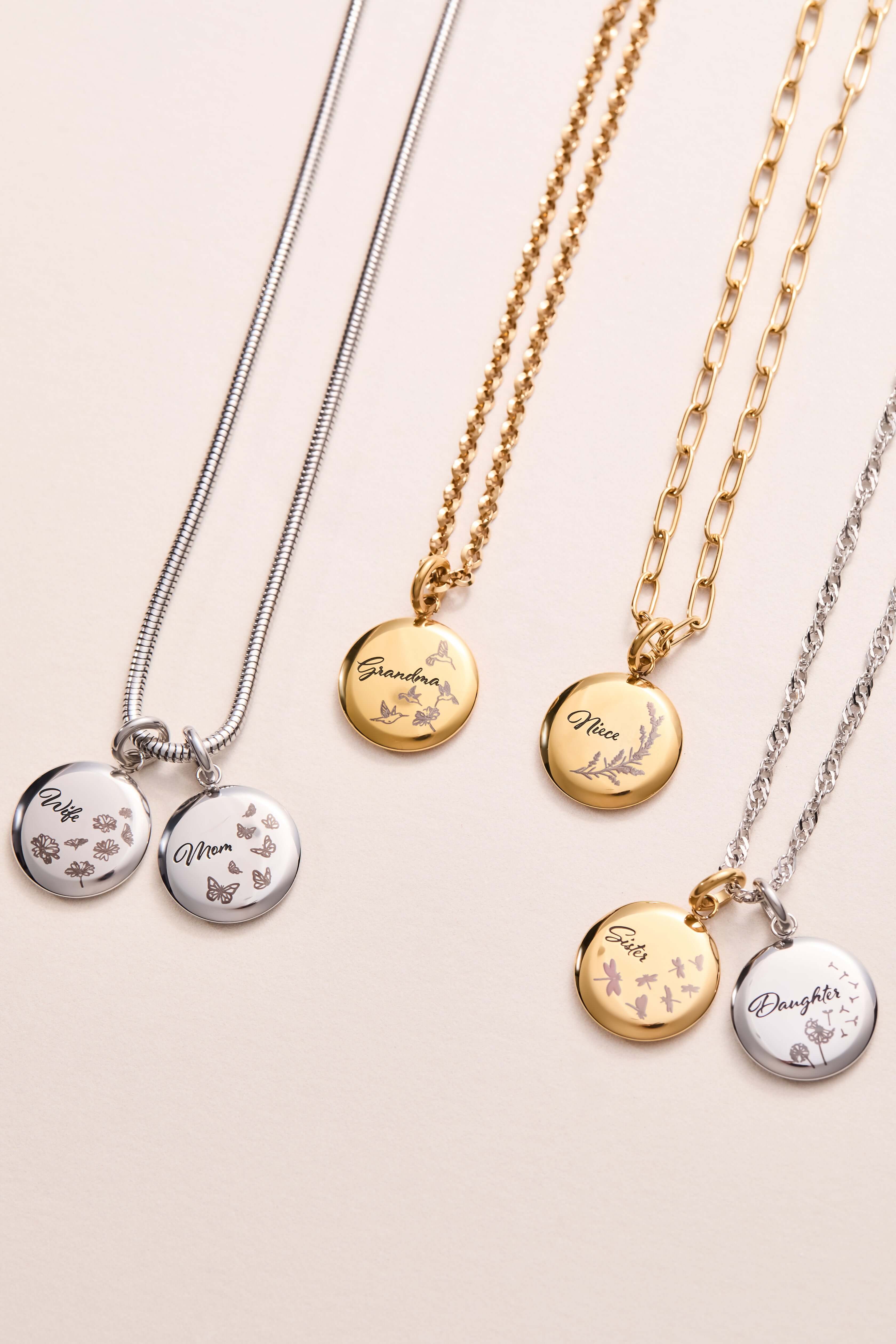 Mom Butterfly Disc Charm, Charms & Pendants, $ 18.00, A Moment Of Now™