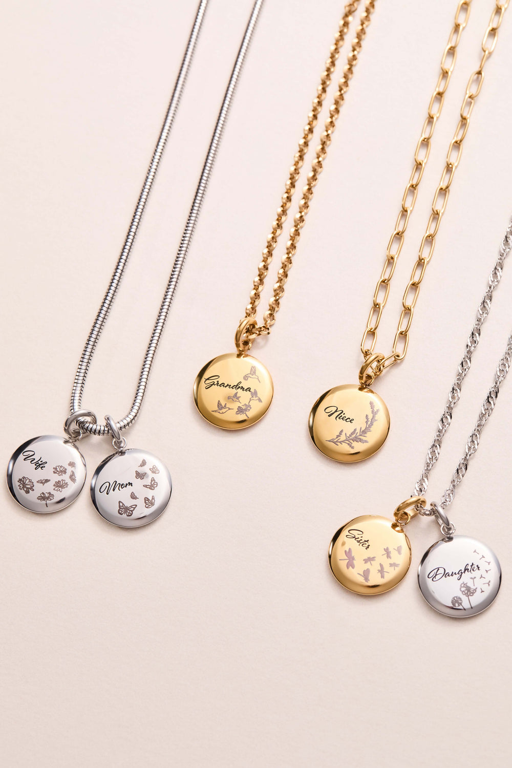 Grandma Hummingbird Disc Charm, Charms & Pendants, $ 18.00, A Moment Of Now™
