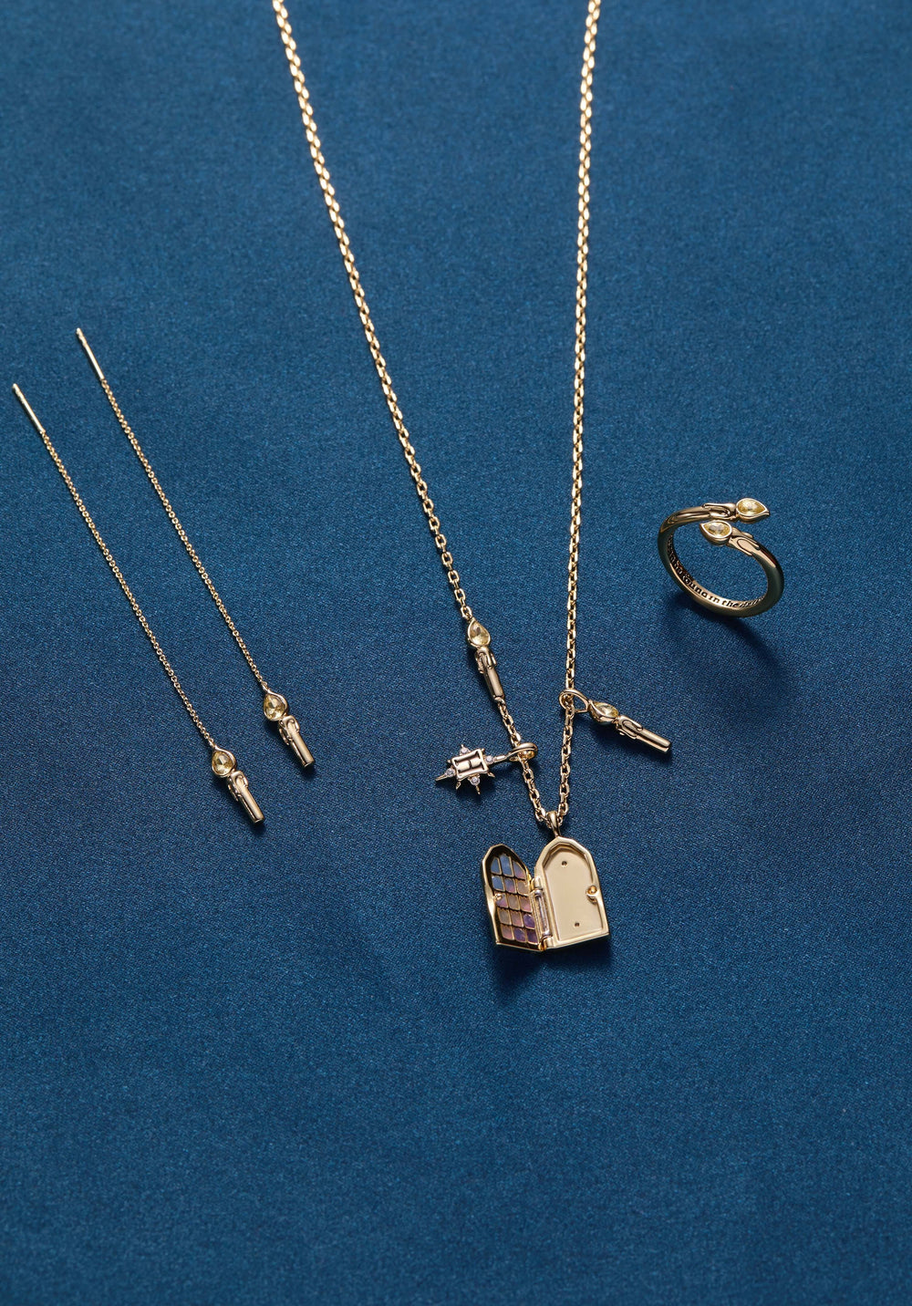 Harry Potter™ Great Hall Candle Threader Earrings, Earrings, $ 38.00, A Moment Of Now™