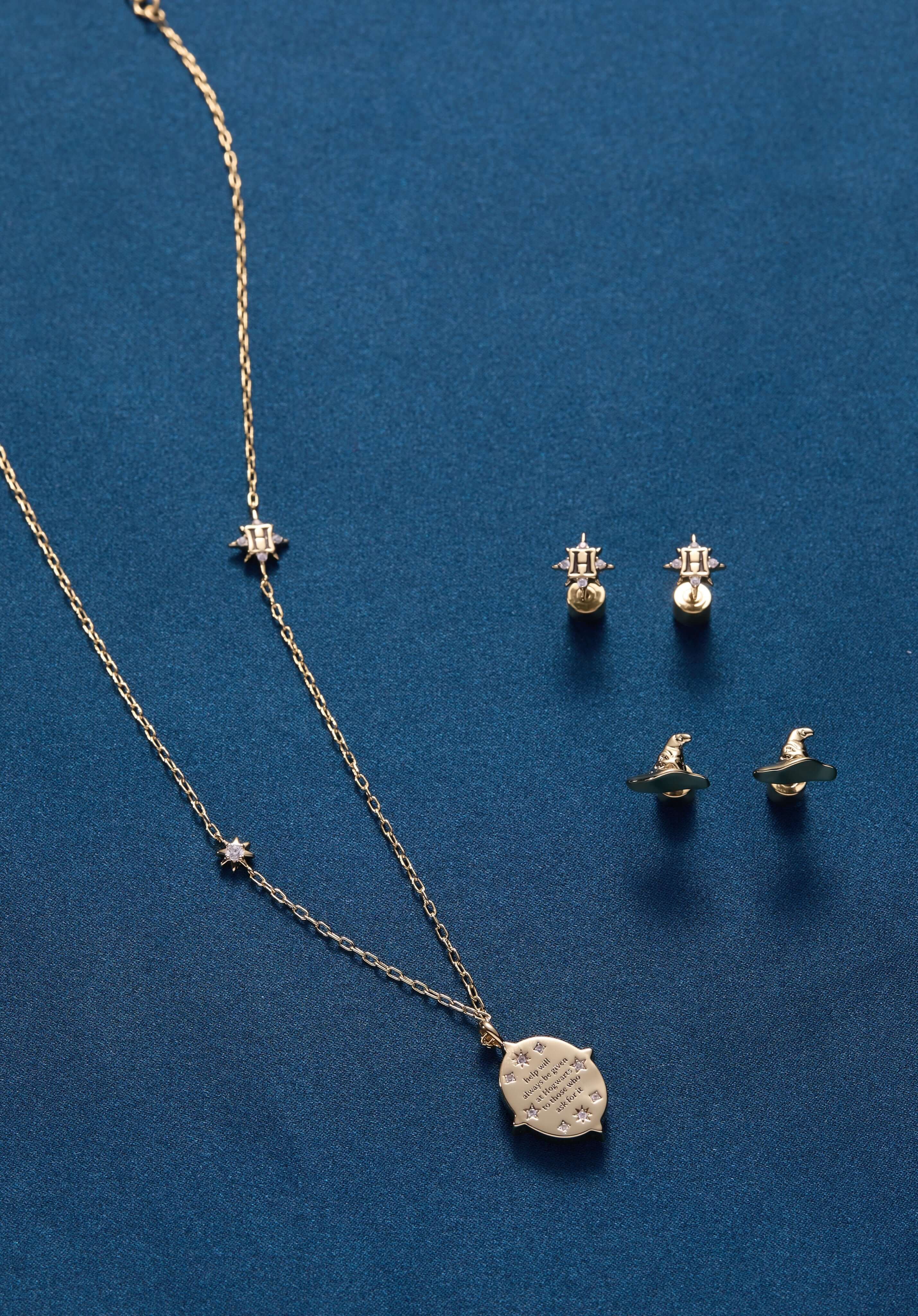 Harry Potter™ Hogwarts Pendant Necklace, Necklaces, $ 58.00, A Moment Of Now™