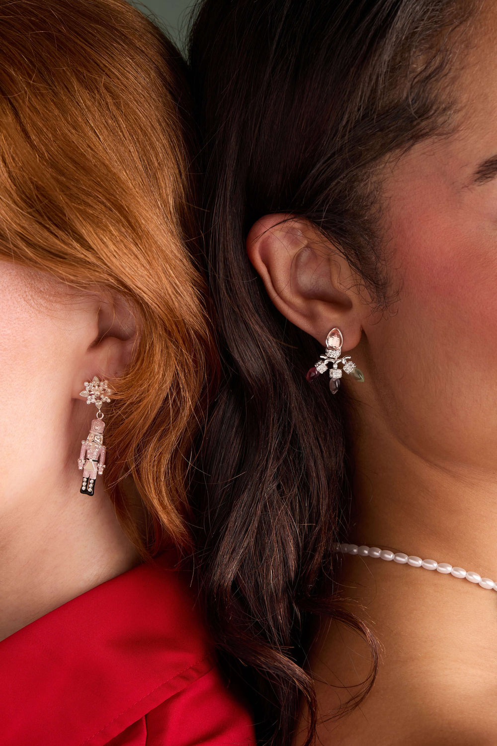 Christmas Muted Light Bulb Jacket Earrings, Earrings, $ 34.00, A Moment Of Now™