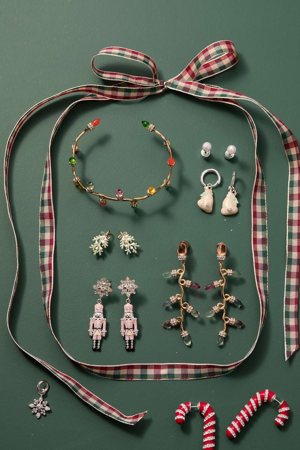 Christmas Muted Light Bulb Earrings, Earrings, $ 38.00, A Moment Of Now™
