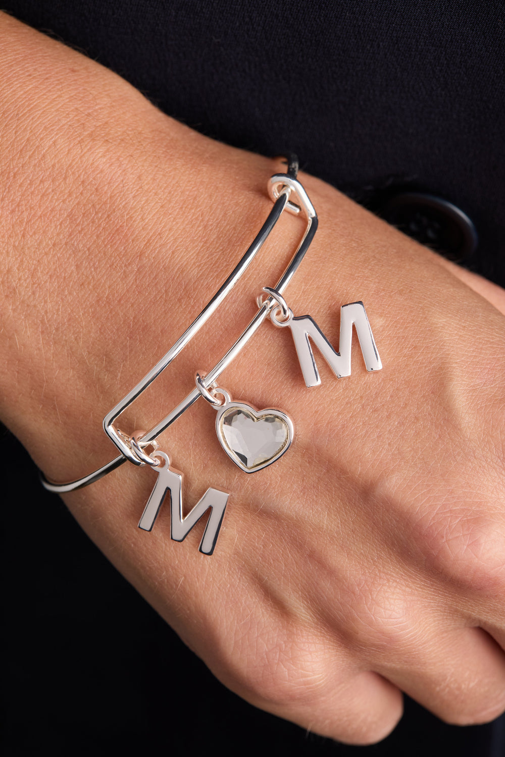 Crystal Mom Bangle, Bracelets, $ 38.00, A Moment Of Now™