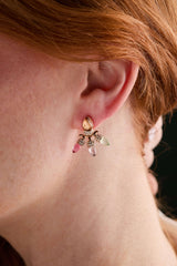 Christmas Muted Light Bulb Jacket Earrings, Earrings, $ 34.00, A Moment Of Now™