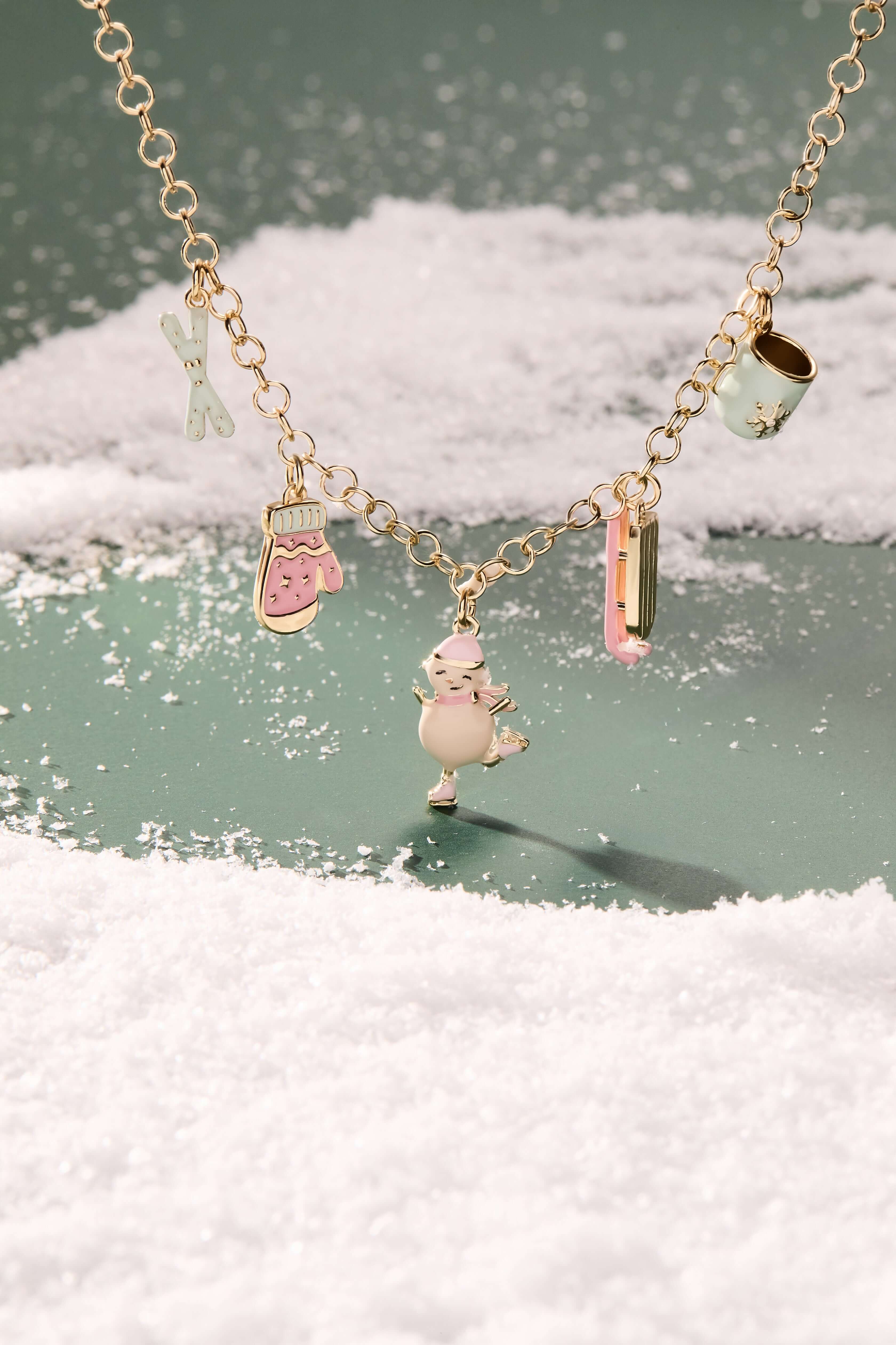 Winter Wonderland Multi Charm Necklace, Necklaces, $ 58.00, A Moment Of Now™