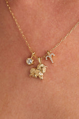 Aries Zodiac Charm Cluster Necklace, Necklaces, $ 54.00, A Moment Of Now™