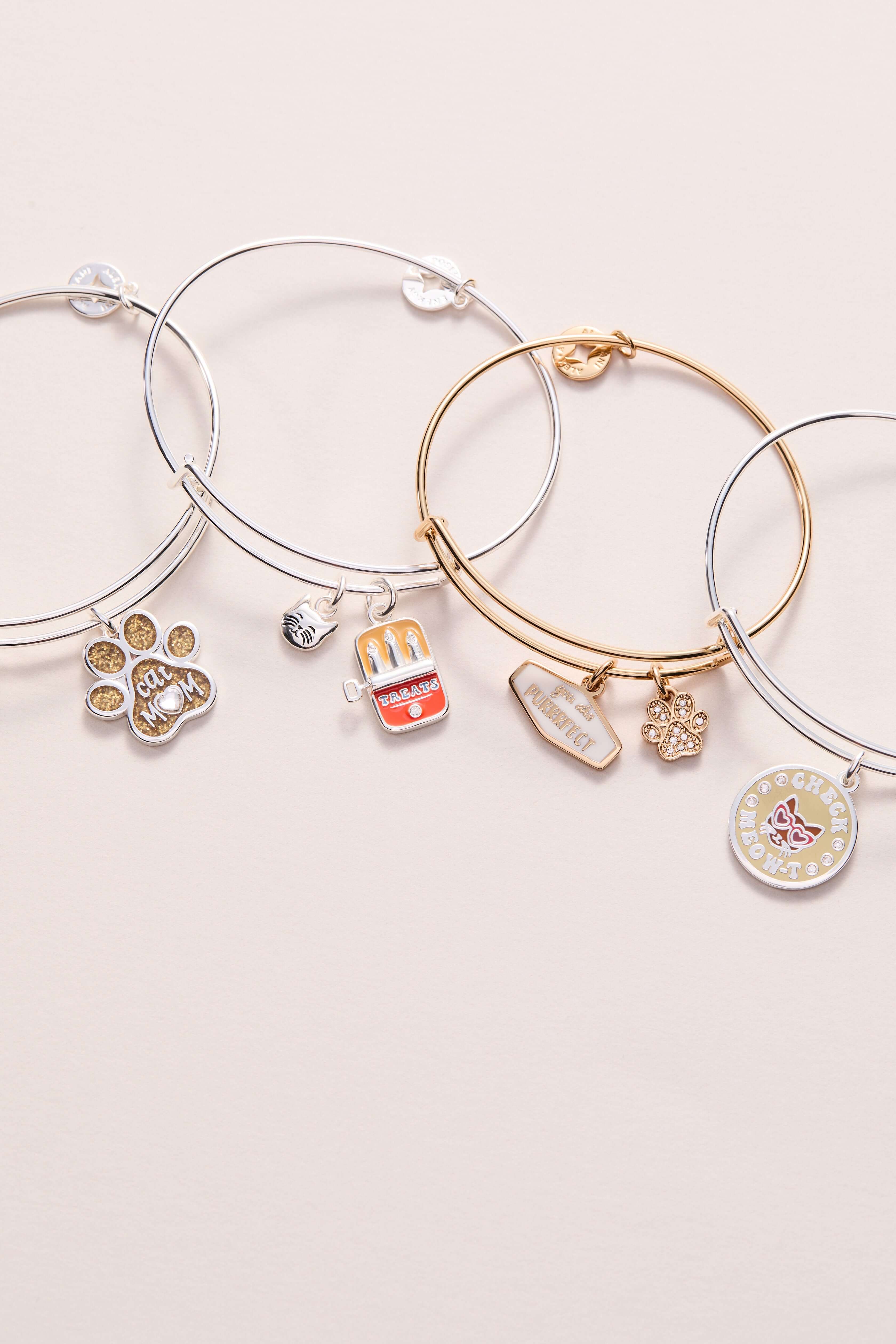 You Are Purrrfect Charm Bangle, Bracelets, $ 16.90, A Moment Of Now™