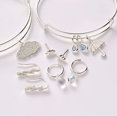 Mother of Pearl Umbrella Bangle, Bracelets, $ 29.90, A Moment Of Now™
