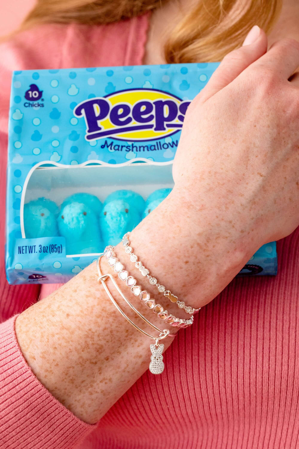 PEEPS® Crystal Bunny Bangle, Bracelets, $ 34.00, A Moment Of Now™