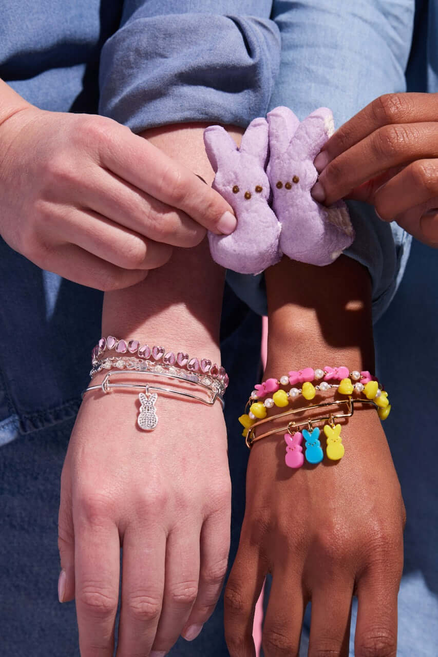 PEEPS® Bunny Multi-Charm Bangle, Bracelets, $ 38.00, A Moment Of Now™
