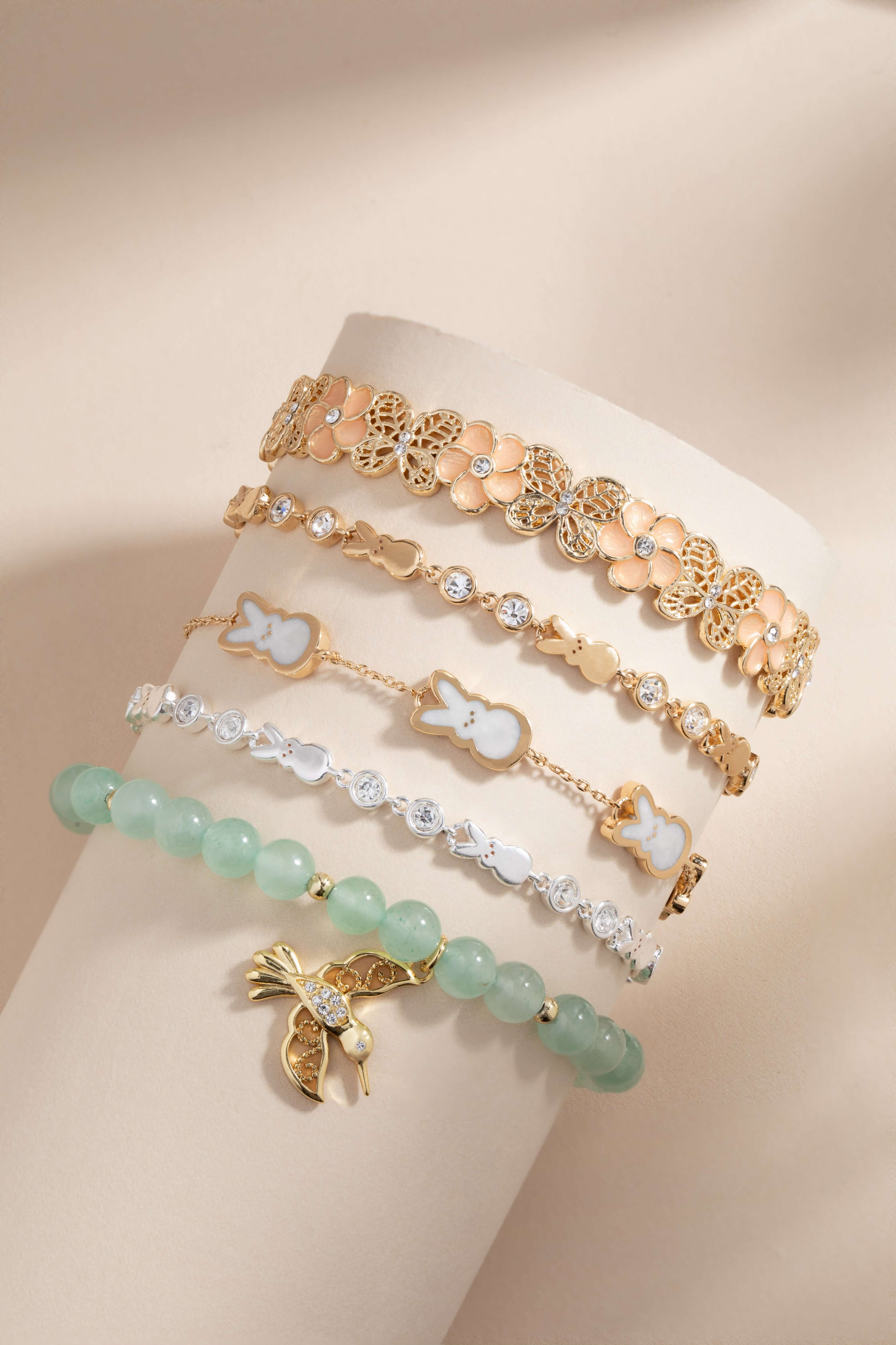 PEEPS® Bunny Bolo Bracelet, Bracelets, $ 48.00, A Moment Of Now™