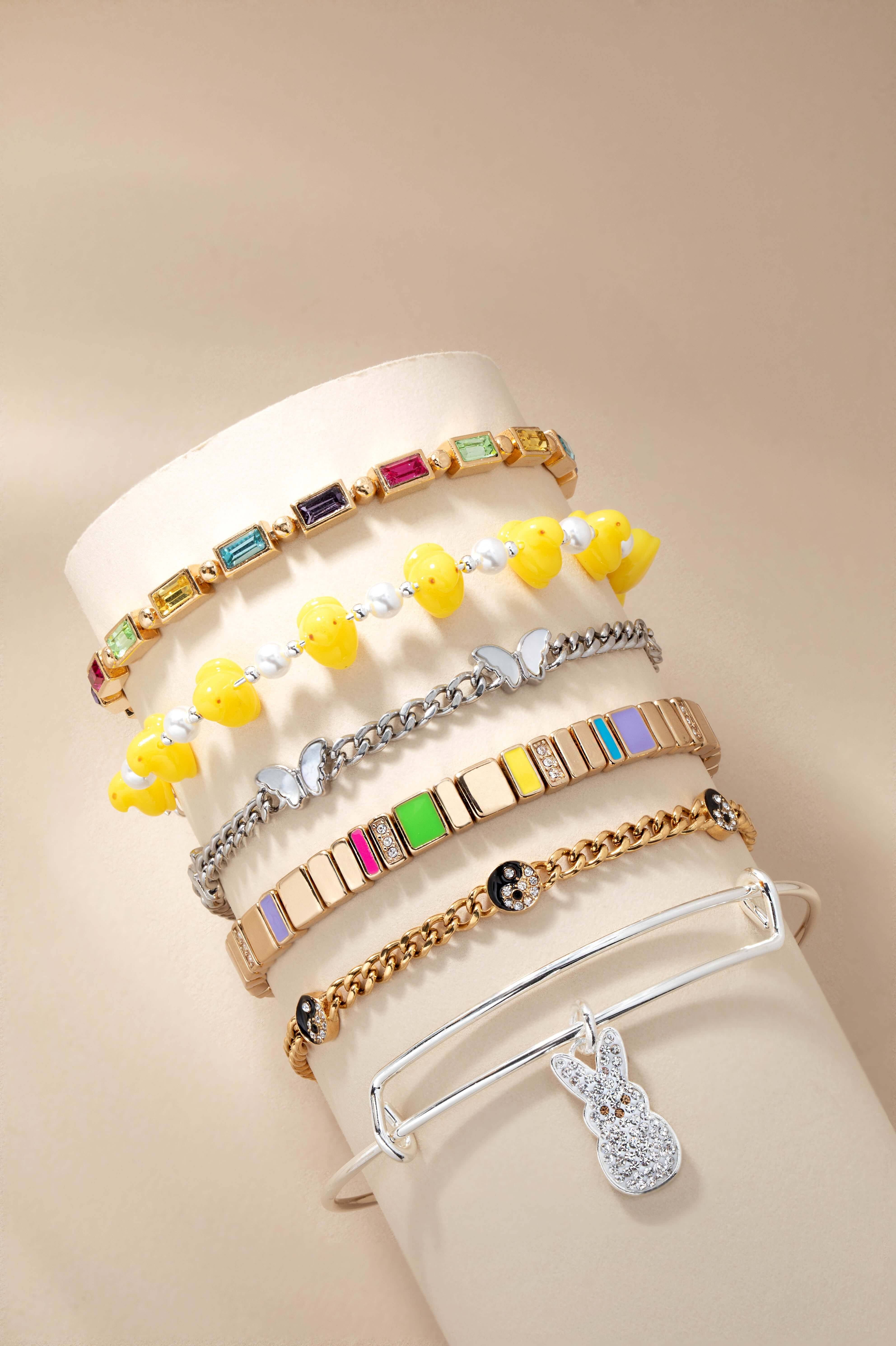 PEEPS® Crystal Bunny Bangle, Bracelets, $ 34.00, A Moment Of Now™