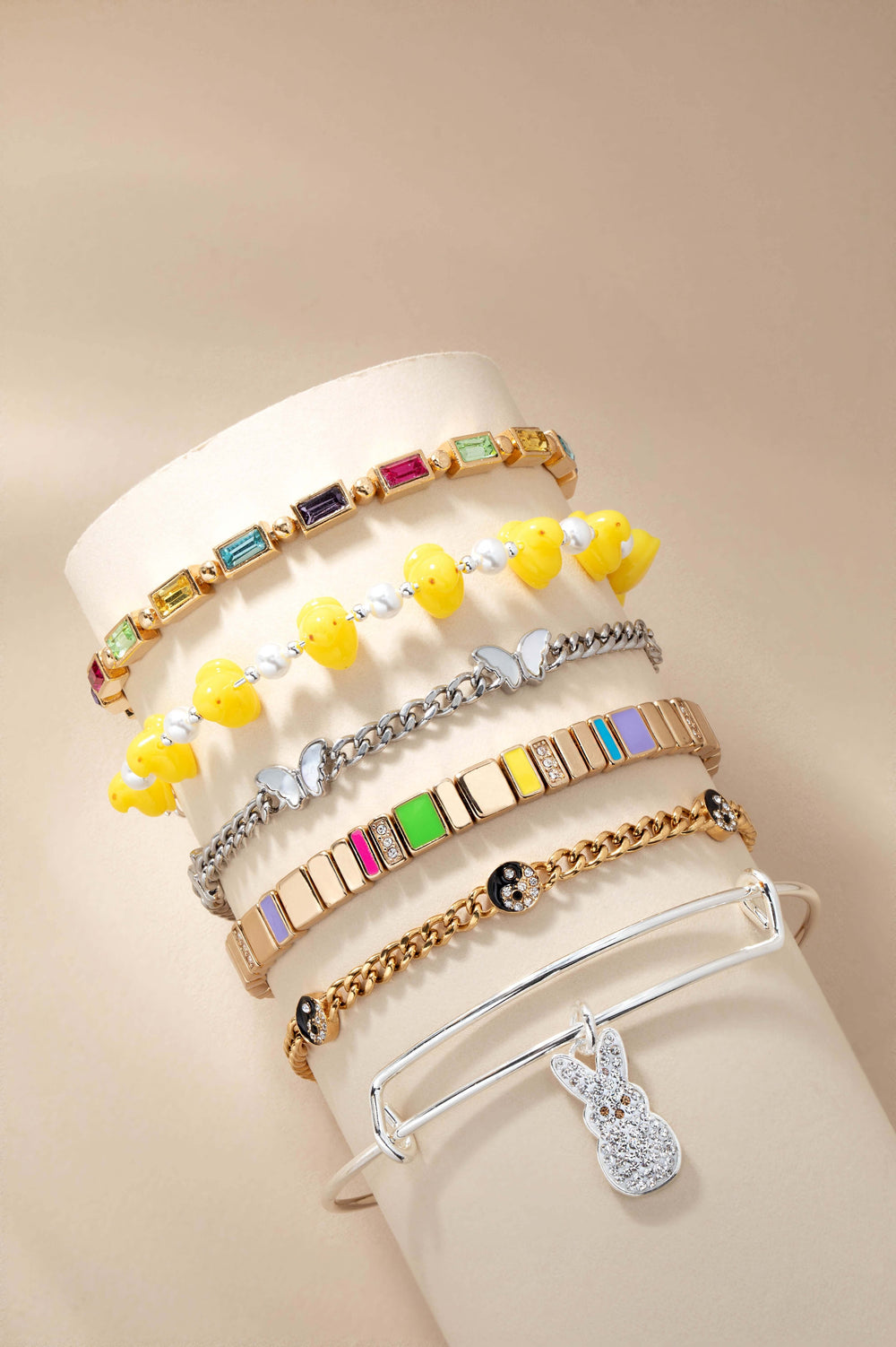 PEEPS® Crystal Bunny Bangle, Bracelets, $ 34.00, A Moment Of Now™