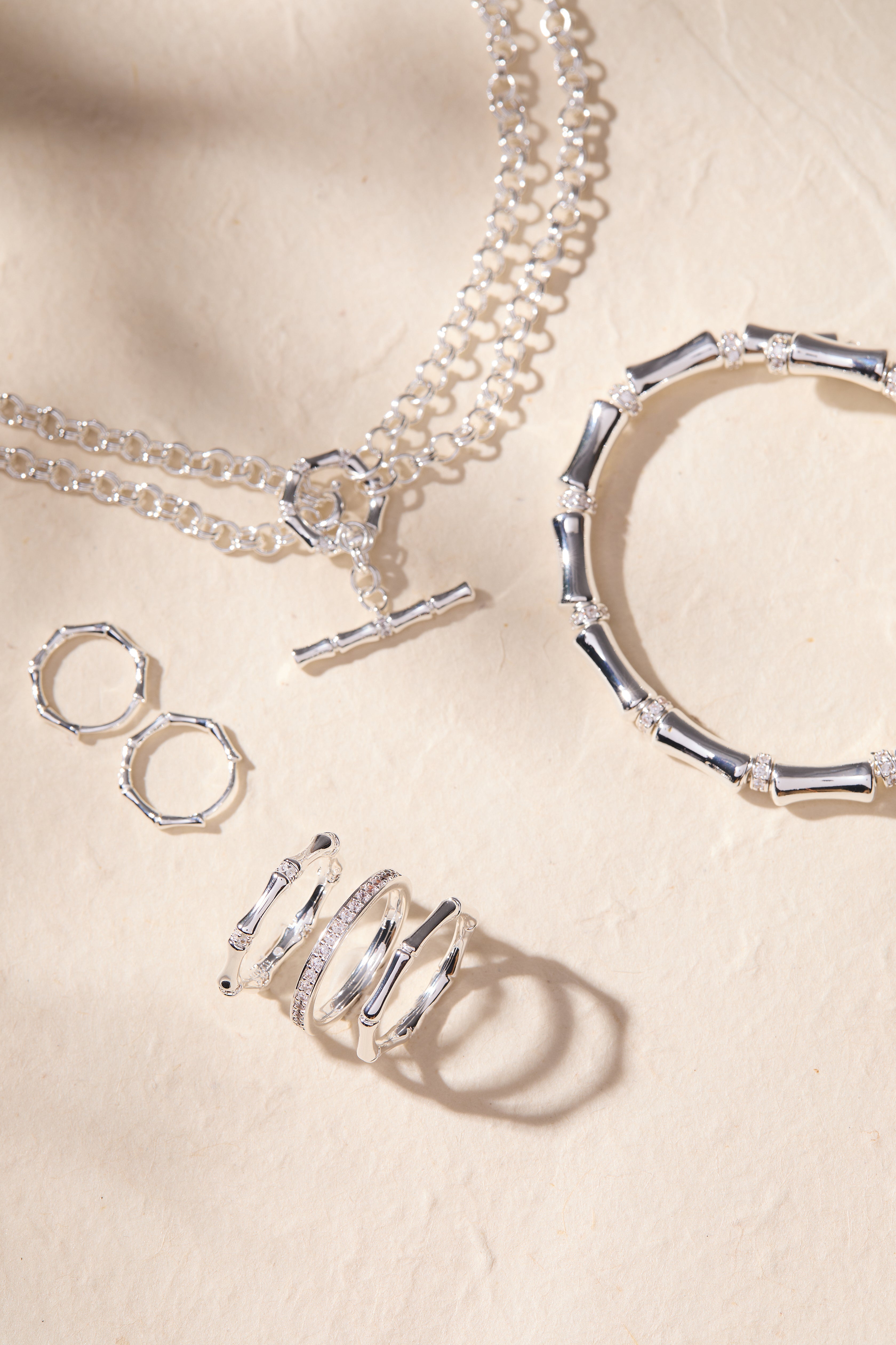 Bamboo Trio Ring Set, Rings, $ 44.00, A Moment Of Now™
