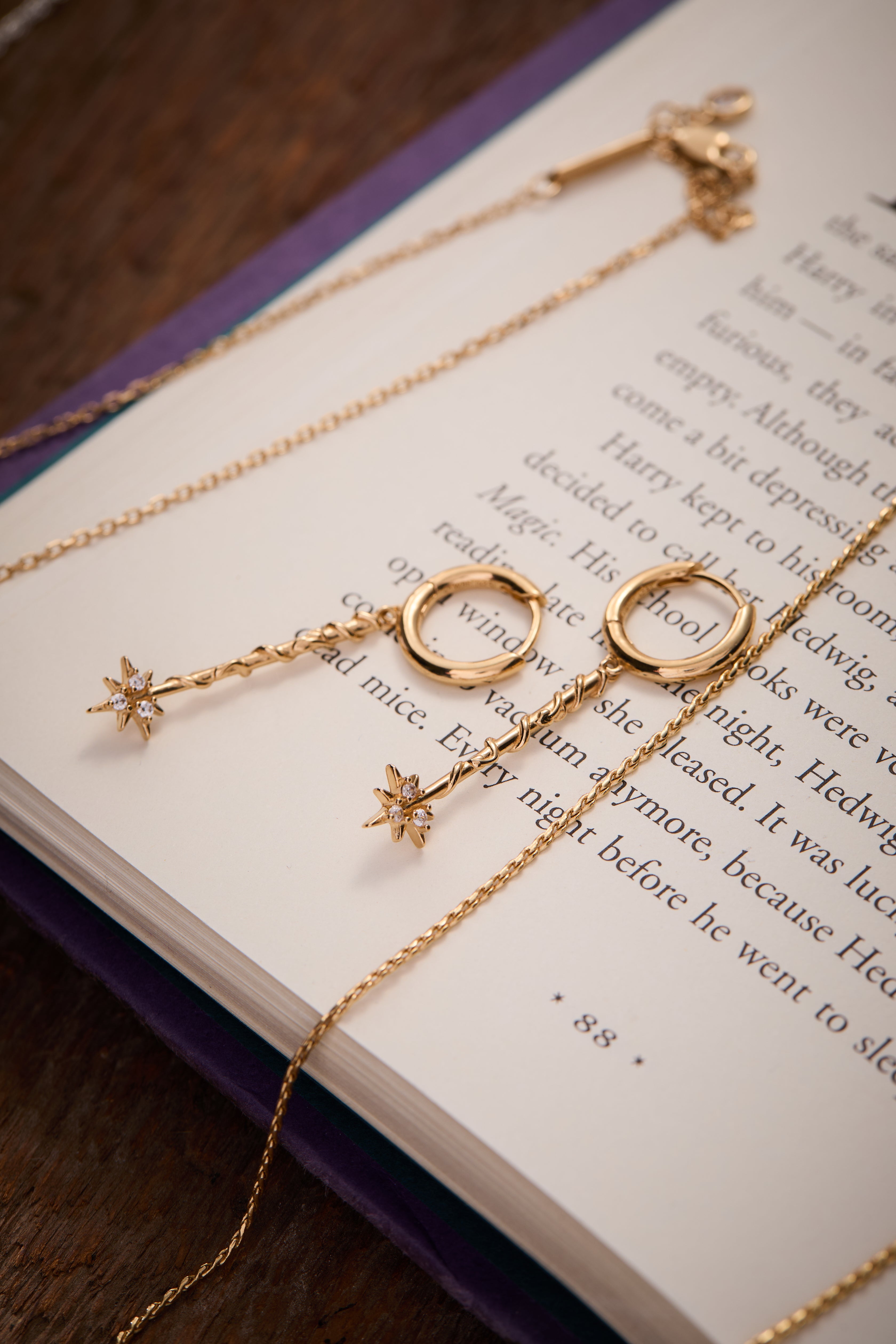 Harry Potter™ Hermione Wand Earrings, Earrings, $ 58.00, A Moment Of Now™