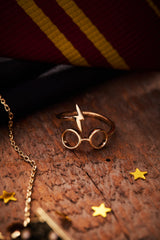 Harry Potter™ Glasses + Scar Ring Wrap, Rings, $ 34.00, A Moment Of Now™