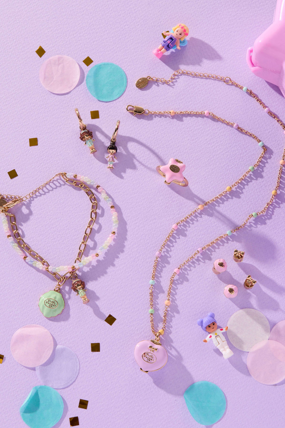 Polly Pocket™ 2 Row Charm Bracelet, Bracelets, $ 54.00, A Moment Of Now™