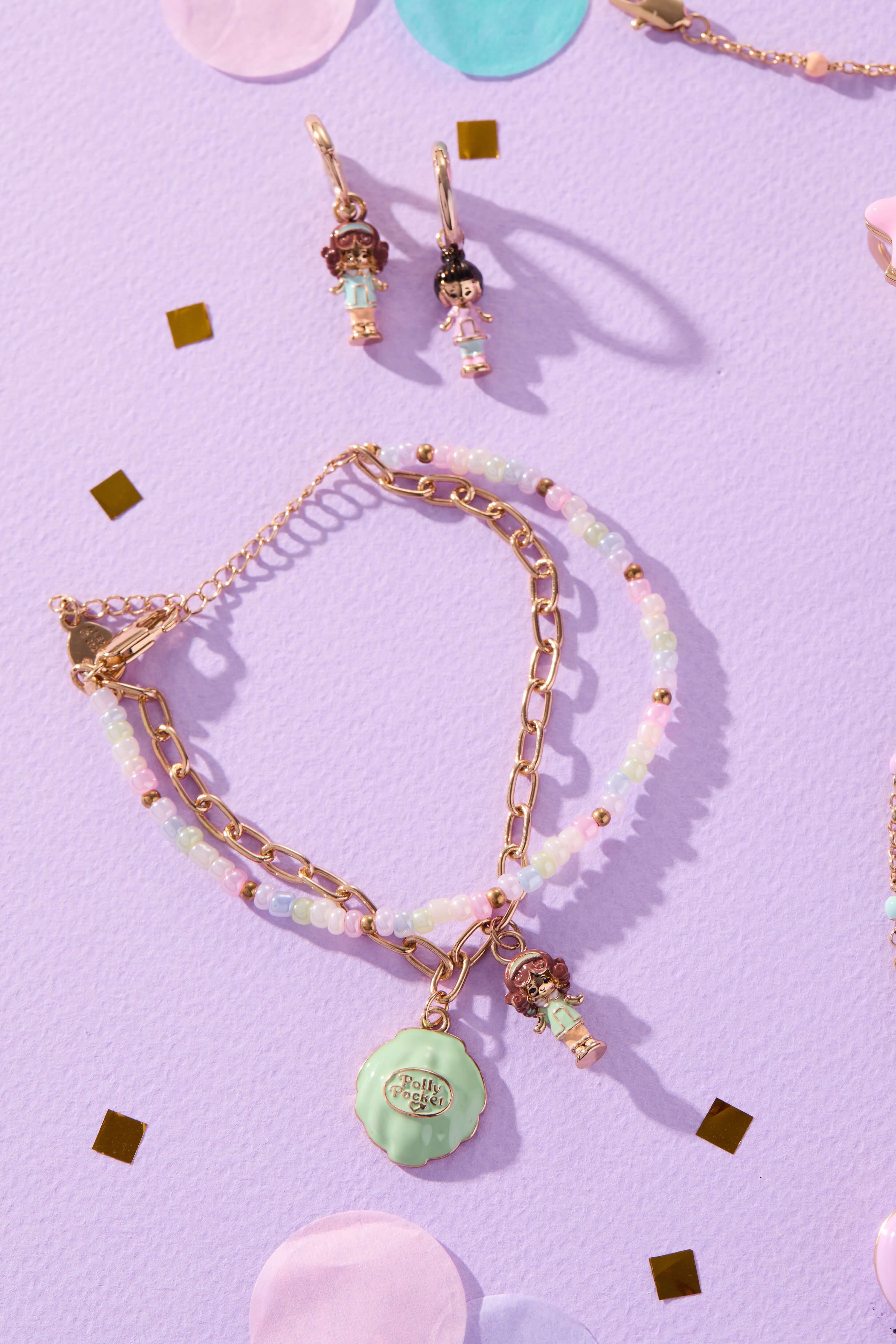 Polly Pocket™ 2 Row Charm Bracelet, Bracelets, $ 54.00, A Moment Of Now™