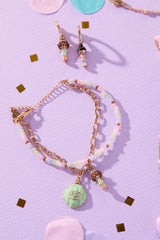 Polly Pocket™ 2 Row Charm Bracelet, Bracelets, $ 54.00, A Moment Of Now™