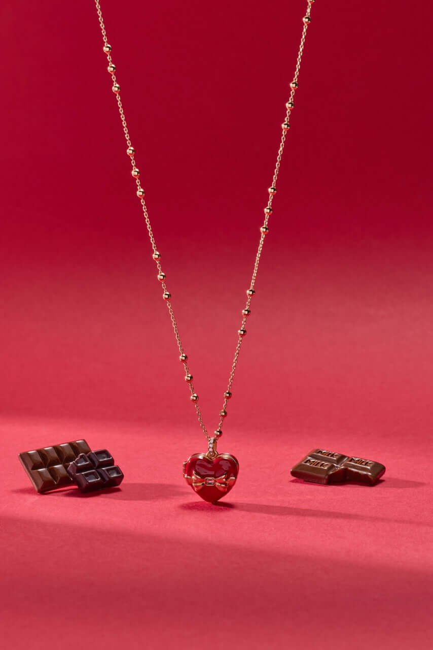 Box of Chocolate Locket Necklace, Necklaces, $ 48.00, A Moment Of Now™