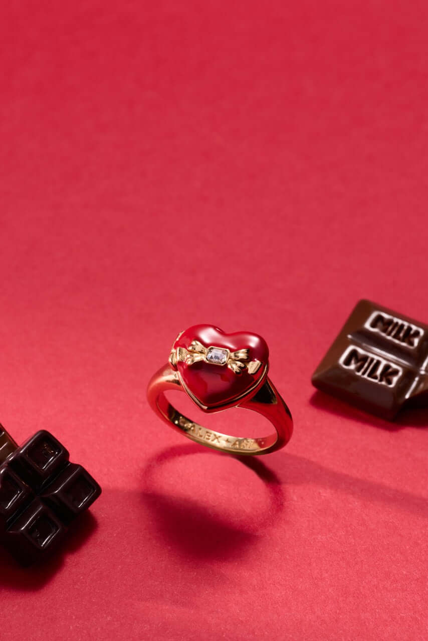 Box of Chocolate Locket Ring, Rings, $ 38.00, A Moment Of Now™