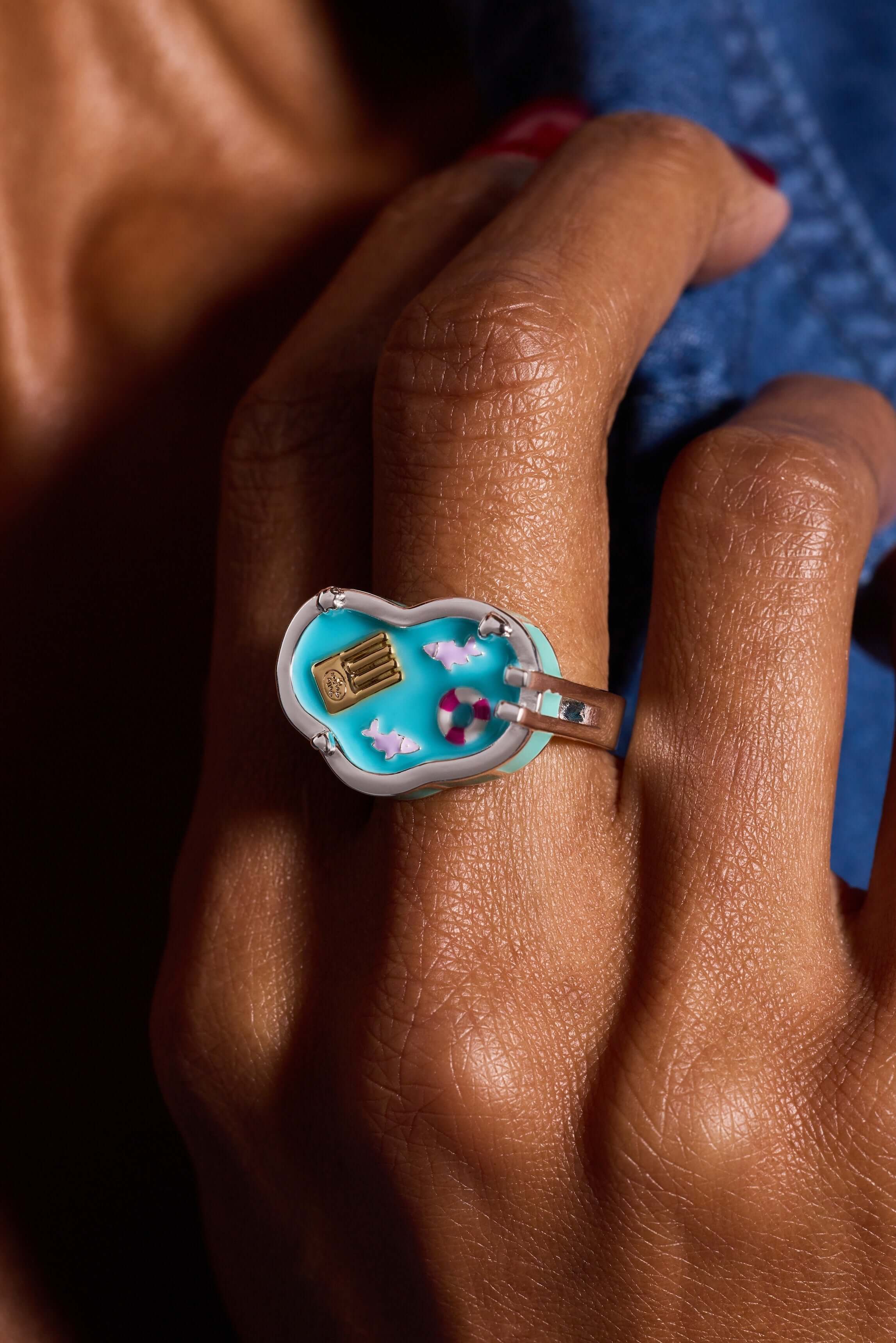 Polly Pocket™ Limited Edition Pool Party Ring, Rings, $ 38.00, A Moment Of Now™