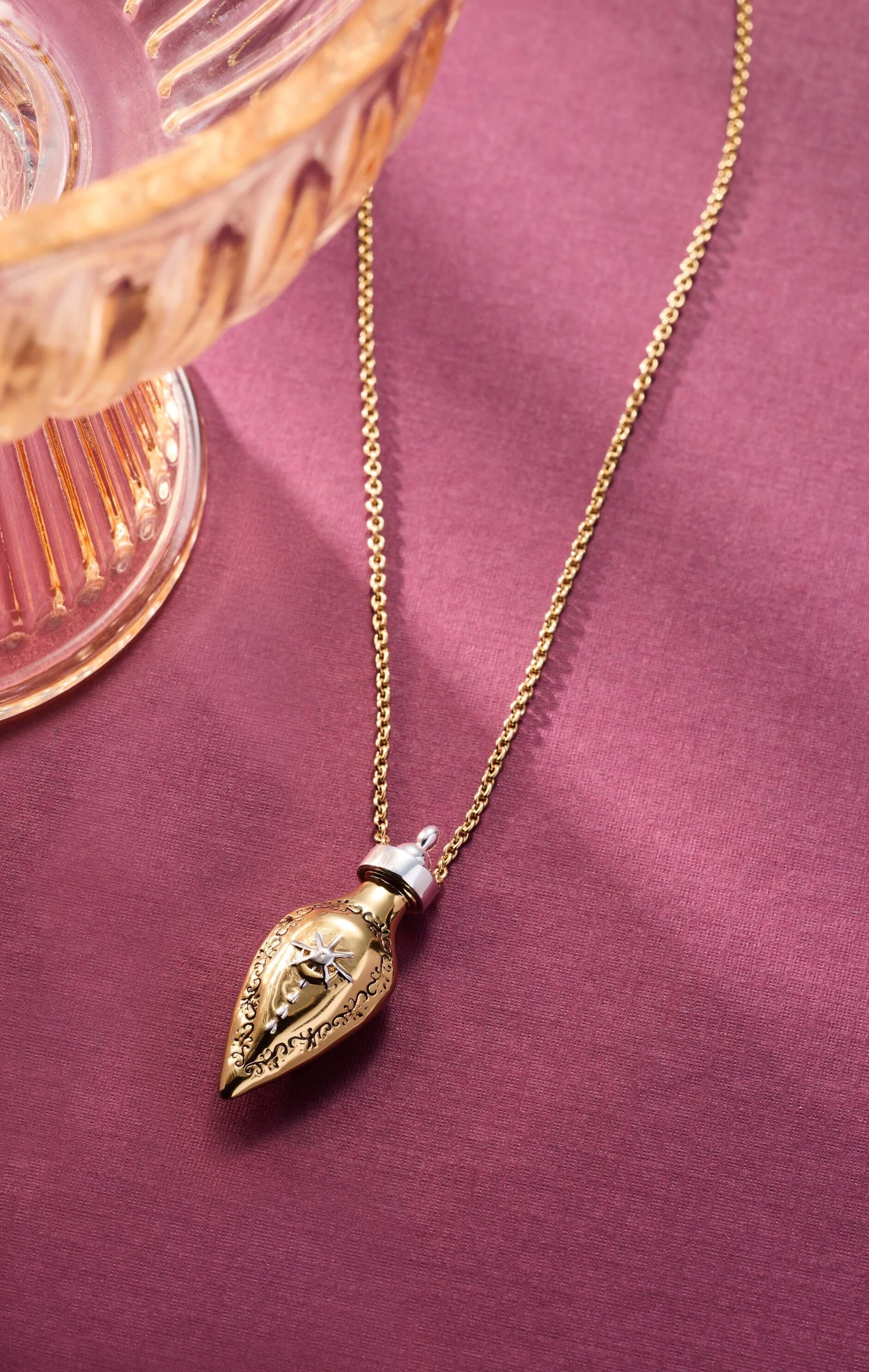 'Written in the Stars' Potion Bottle Slider Necklace