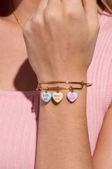 Sweethearts® Multi-Heart Charm Bangle, Bracelets, $ 42.00, A Moment Of Now™