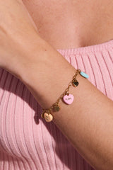 Sweethearts® Multi-Charm Bracelet, Bracelets, $ 58.00, A Moment Of Now™