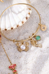 Sea Creature Multi Charm Bangle