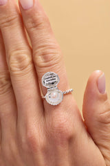 Salt + Sea 'Seashells Are Love Letters In The Sand' Locket Ring