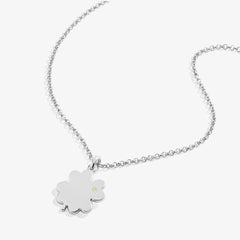 Four-Leaf Clover Necklace, 21", Necklaces, $ 44.00, A Moment Of Now™