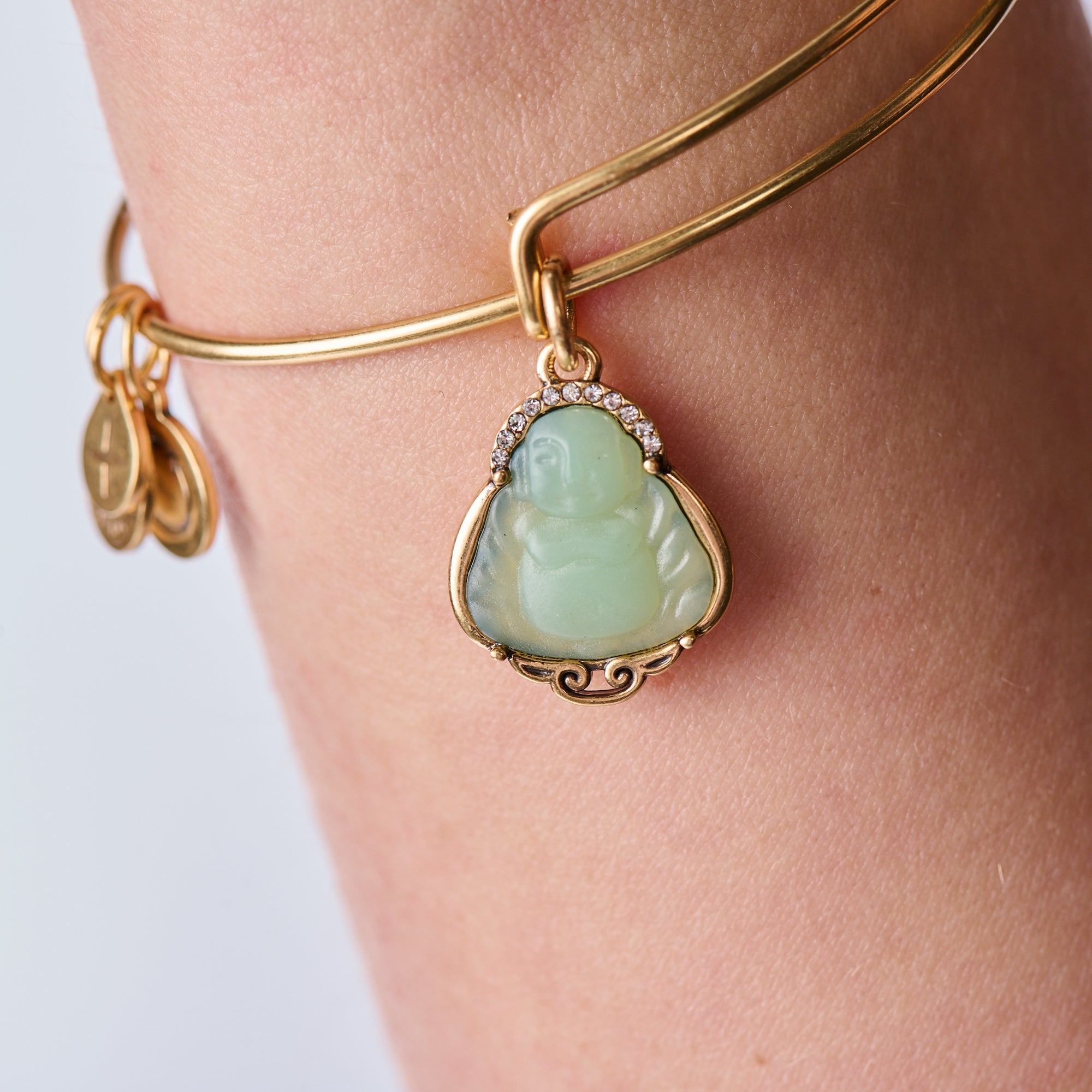 Buddha Charm Bangle, Bracelets, $ 28.00, A Moment Of Now™